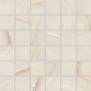 Mozaika Rako Onyx tmavo béžová 30x30 cm lesk DDL06835.1
