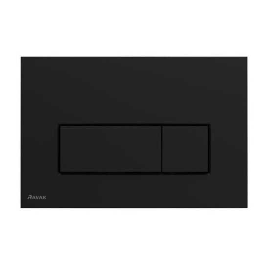 Ovládacie tlačidlo Ravak Uni Slim z plastu v čiernej farbe X01744