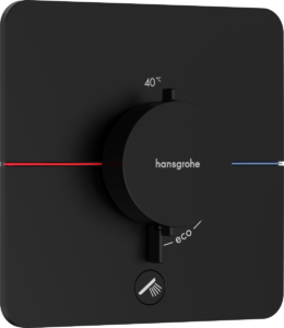 Sprchová batéria Hansgrohe ShowerSelect Comfort Q bez podomietkového telesa matná čierna 15589670