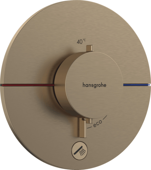 Sprchová batéria Hansgrohe ShowerSelect Comfort S bez podomietkového telesa kartáčovaný bronz 15562140