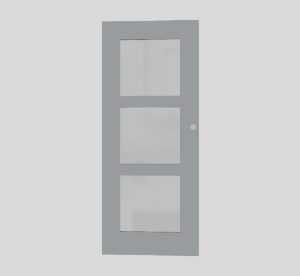 Interiérové ​​dvere Naturel Estra 4 posuvné 80 cm šedá matná posuvné ESTRA4SM80PO