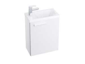 Kúpeľňová skrinka pod umývadlo Ravak Chrome II 40x50x22 cm biely lesk X000001782