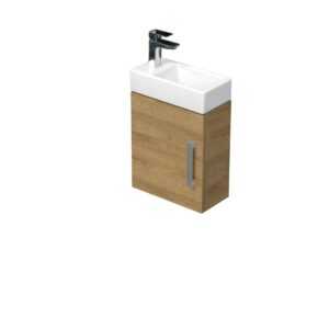 Kúpeľňová skrinka s umývadlom SAT Cube Way 1 40x47