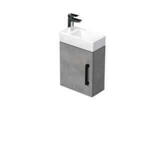 Kúpeľňová skrinka s umývadlom SAT Cube Way 40x47
