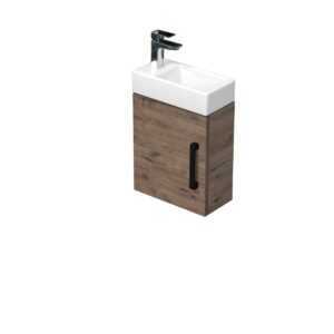 Kúpeľňová skrinka s umývadlom SAT Cube Way 40x47