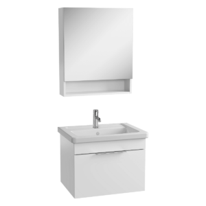 Kúpeľňová skrinka s umývadlom VitrA Mia 64x49x45 cm biela lesk 10149