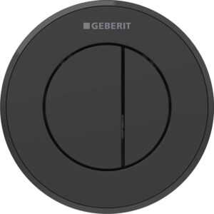 Ovládacie tlačidlo Geberit Sigma plast čierny matný 116.056.16.1